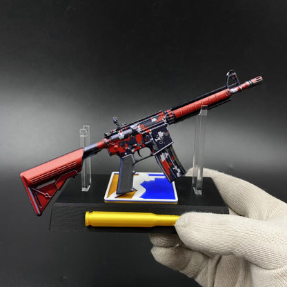 M4A4 Red DDPAT Gun CS2 Game Replica For Collectible