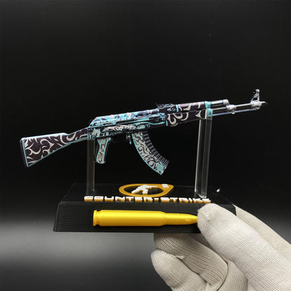 Hot Game CS2 AK47 Frontside Misty Mini Metal Replica Game Prop Collectible