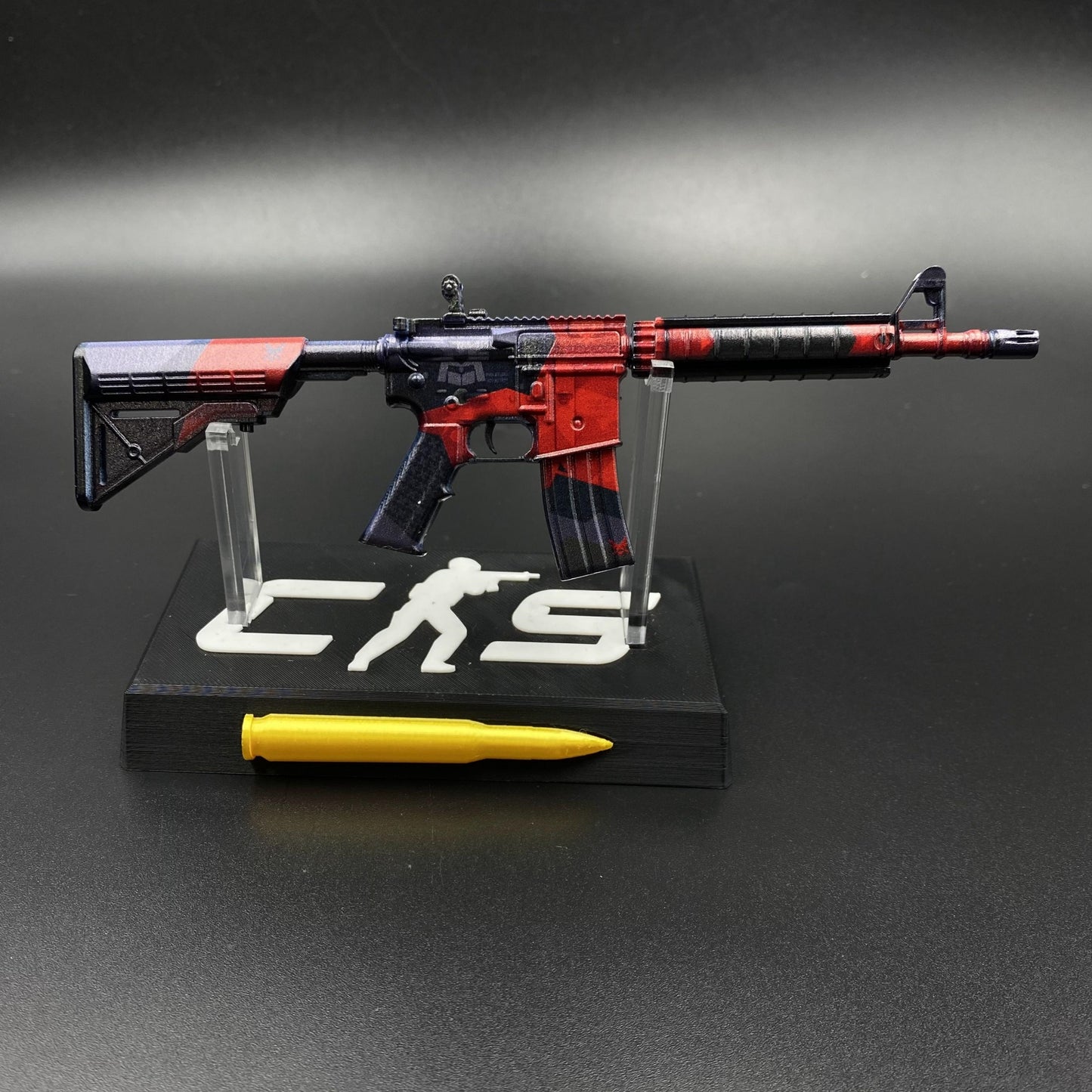 CS2 Game Skin M4A4 Evil Daimyo Mini Metal Game Replica For Collection