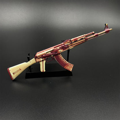 Hot Game CS2 AK47 X-Ray Skin Mini Metal Replica Game Prop Collectible