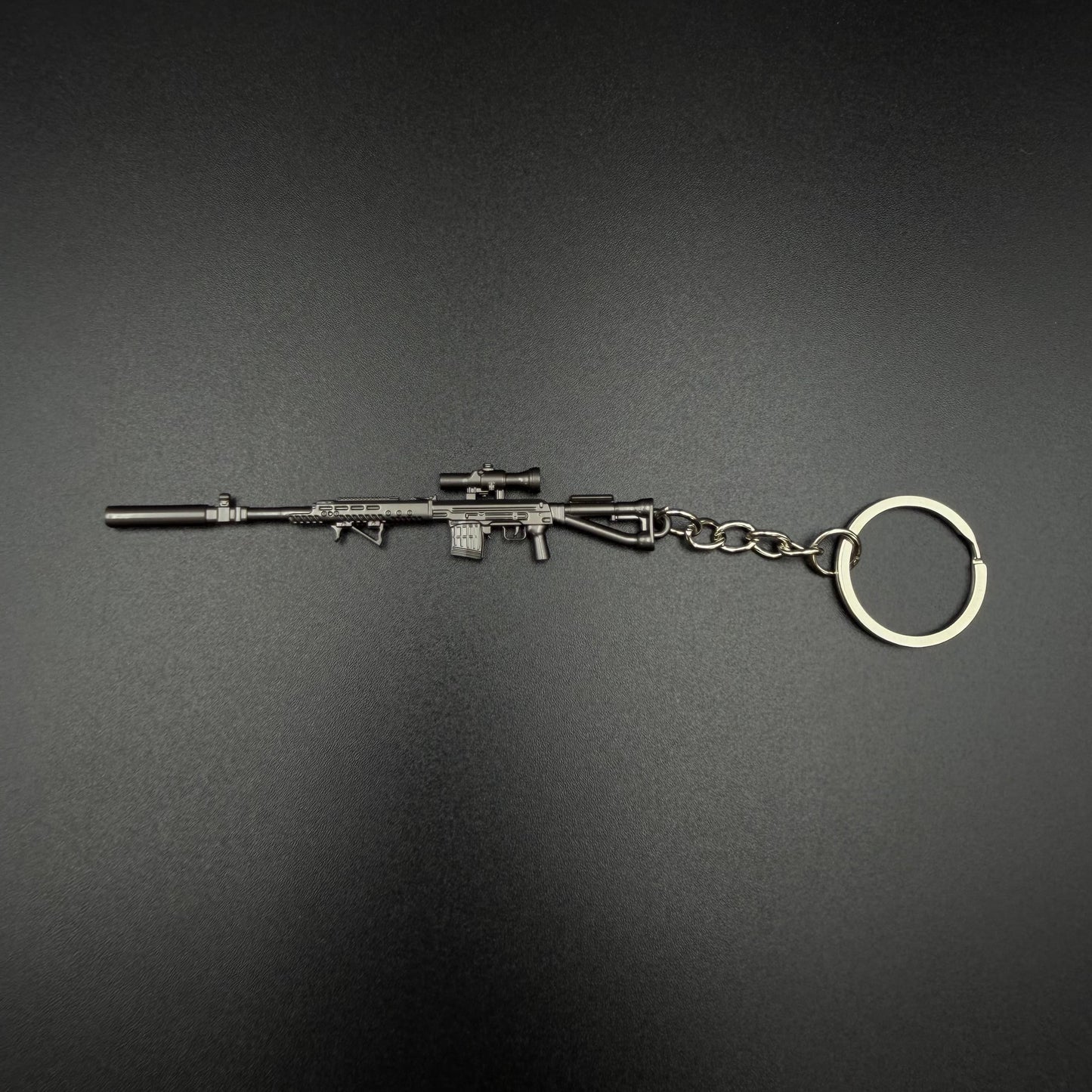 Mini Metal Gun Props Keychain - Gaming Weapon Backpack Pendant