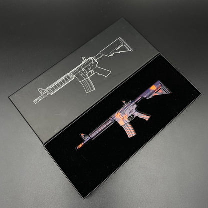 Hot Game CS Skin M4A4 Radiation Hazard Mini Metal Replica For Collectible