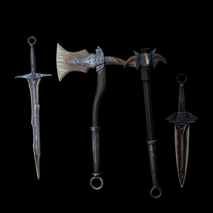 1: 6 Scale Metal Dragonbone Weapon Collection Display Art