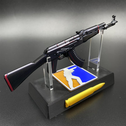 Hot Game CS2 Redline AK47 Metal Replica Game Prop Collectible