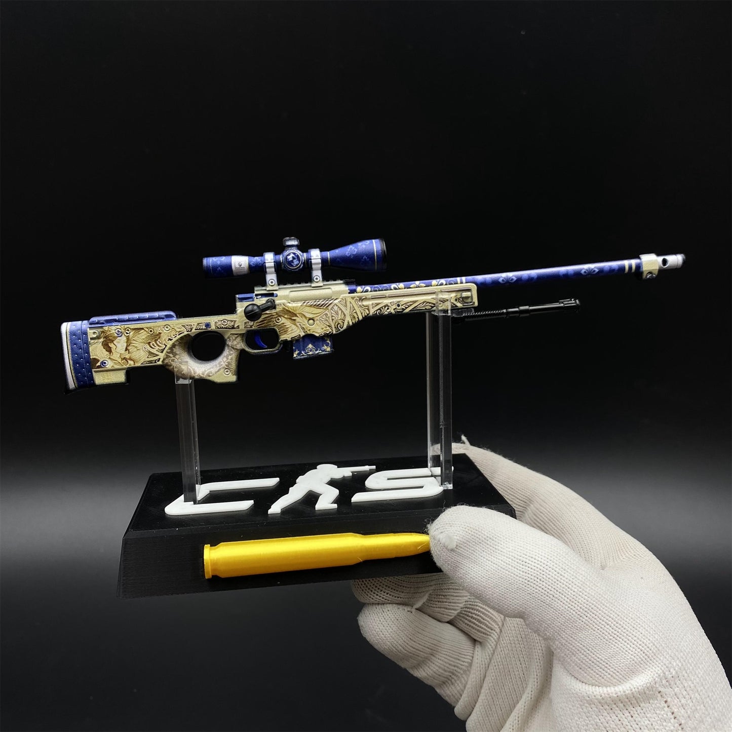 Hot Game CS2 Queen's Gambit AWP Metal Replica Game Prop Collectible