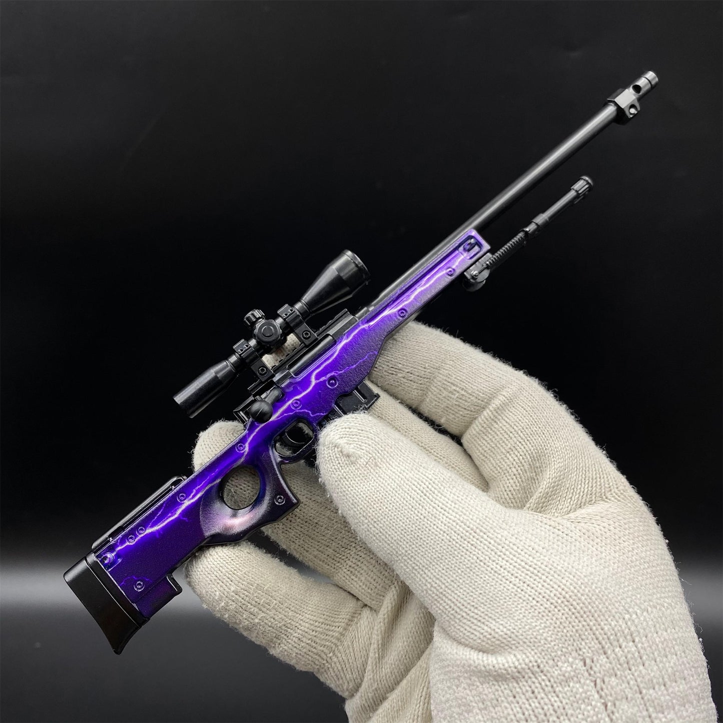 Hot Game CS2 Lightning Strike AWP Metal Replica Game Prop Collectible