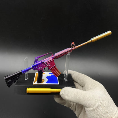 Hot Game CS Fade Tiny M4A1-S Metal Replica For Collectible