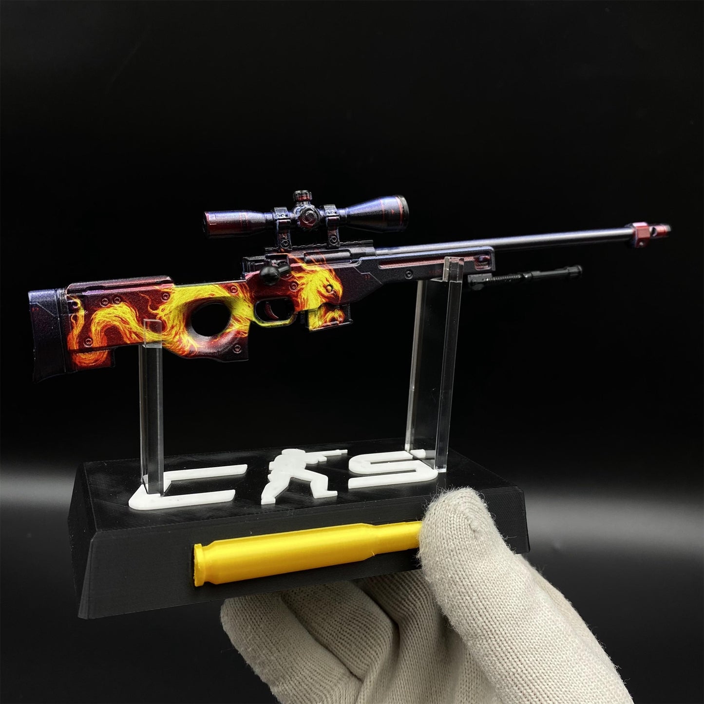 Hot Game CS2 Wildfire AWP Metal Replica Game Prop Collectible