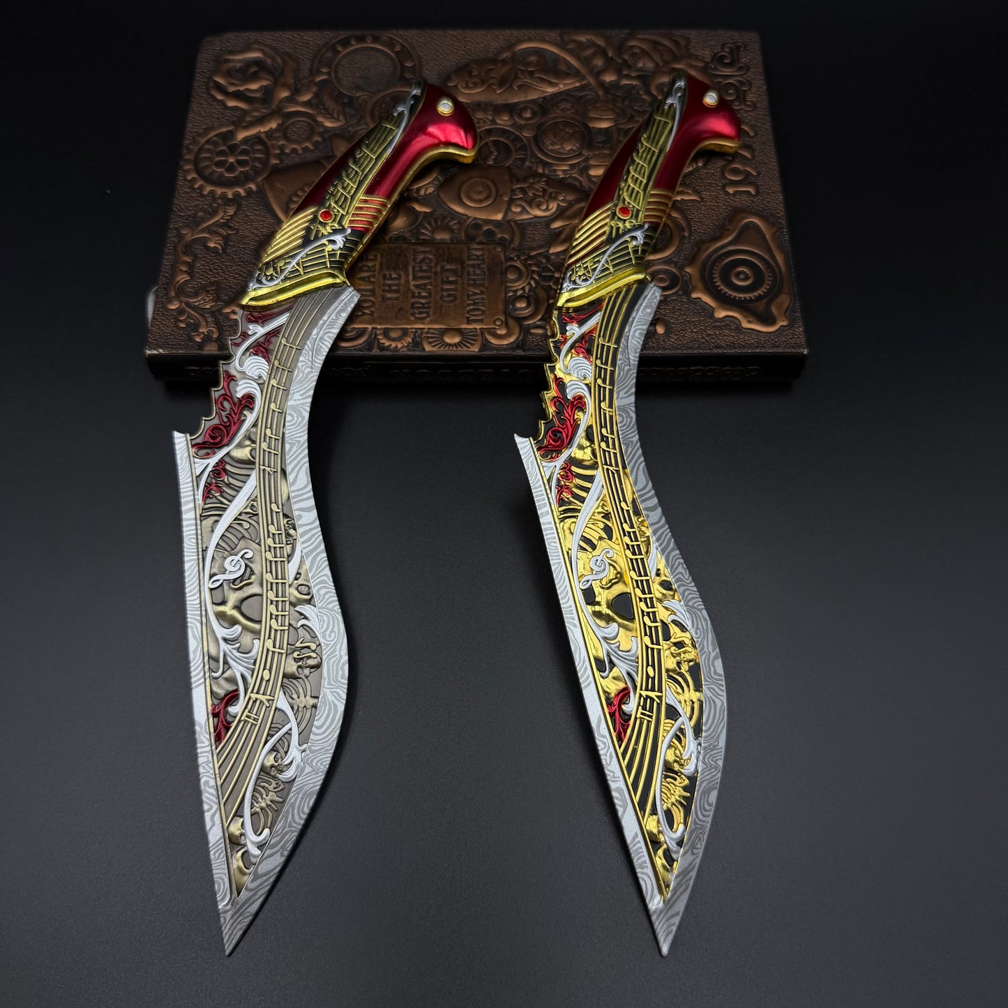 29cm/11.4'' S10 Knife ELEGY Tactical FPS Game Weapon Replica - Game Collectible Decorative Ornament
