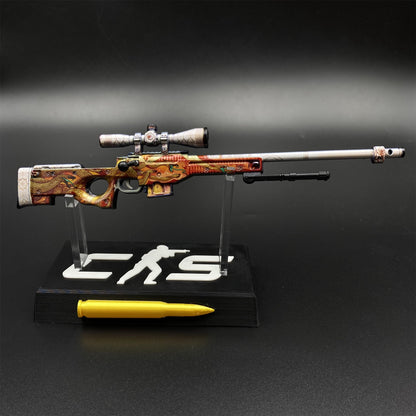 Hot Game CS2 Desert Hydra AWP Metal Replica Game Prop Collectible