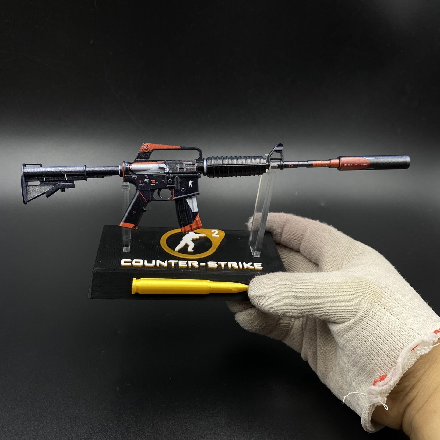 CS M4A1‑S Cyrex Metal Gun Replica for Collectible