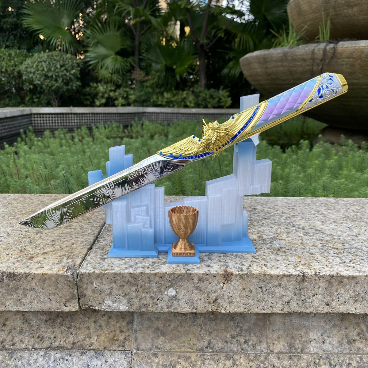 Delta Action Dark Star Angel & Demon Twin Knives Replica 40CM/15.74" - Dull Blade Collectibles