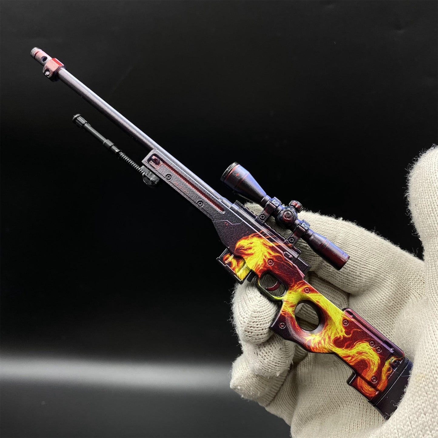 Hot Game CS2 Wildfire AWP Metal Replica Game Prop Collectible