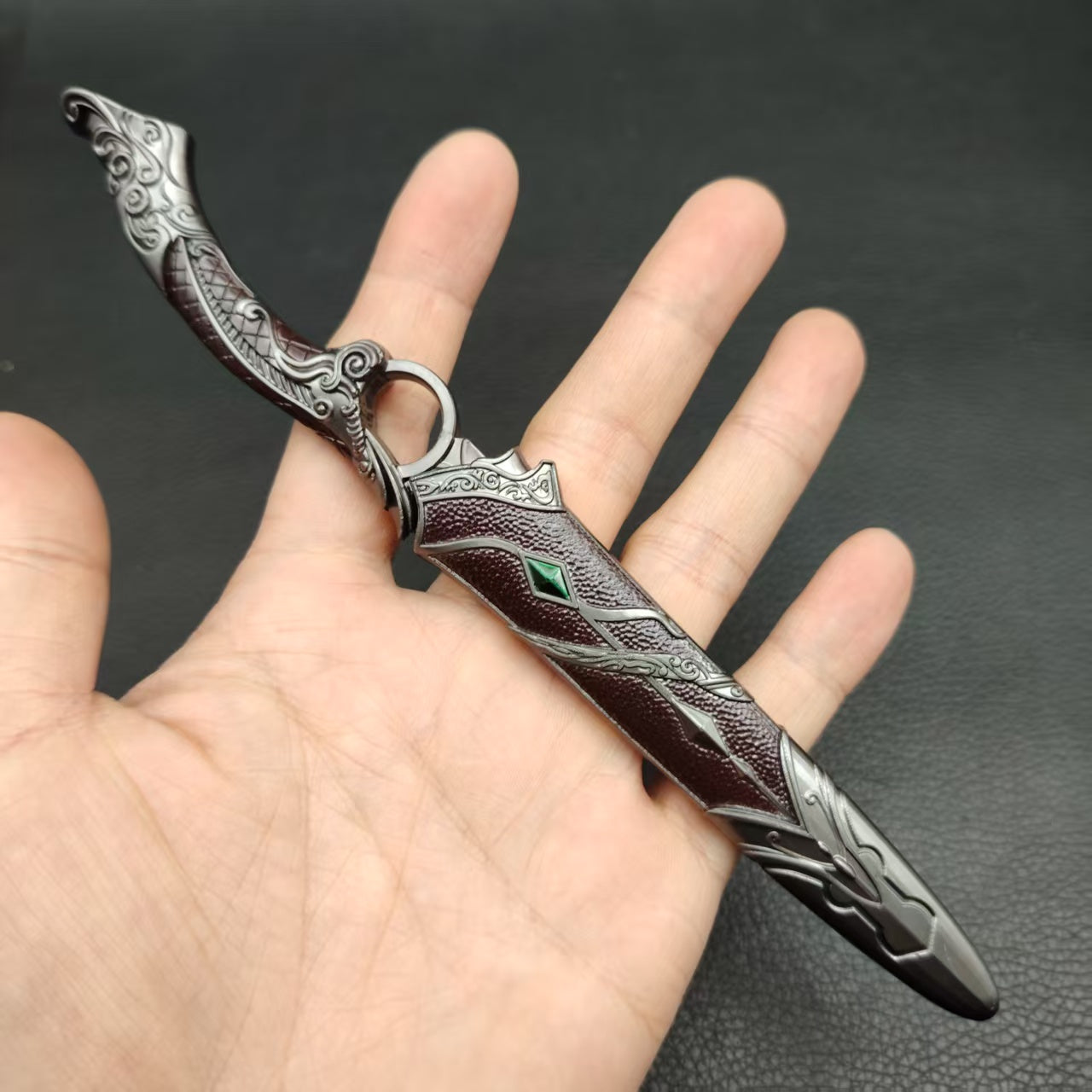Dark-River Finger-Size Sword Metal Replica