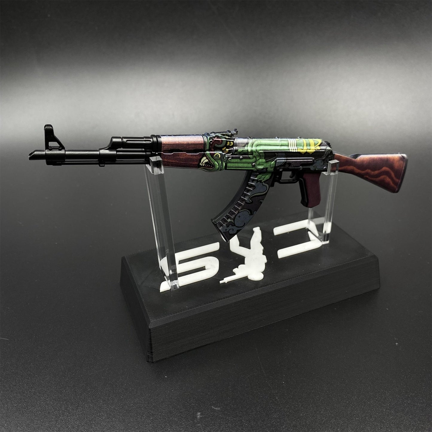 Hot Game CS2 Fire Serpent AK47 Metal Replica Game Prop Collectible