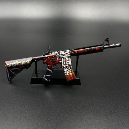 CS2 Hot Game Skin - M4A4 Gun Mini Metal Replica For Collectible