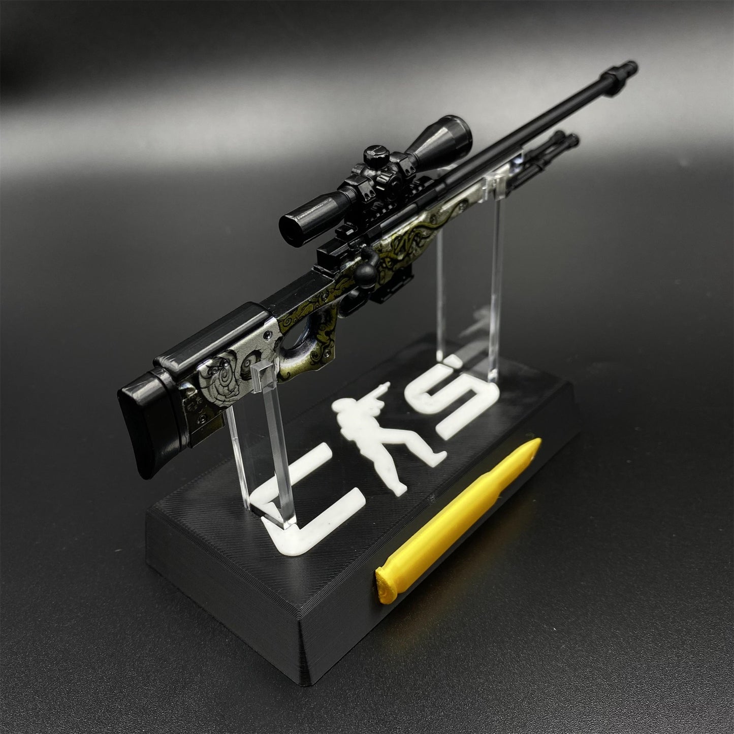 Hot Game CS2 Worm God AWP Metal Replica Game Prop Collectible