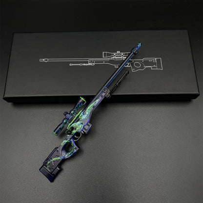 Metal AWP Atheris Mini Model Game Fan Art For Display