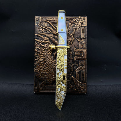 DF Dragon Tooth Knife Metal Blunt Prop 26CM/10.2"