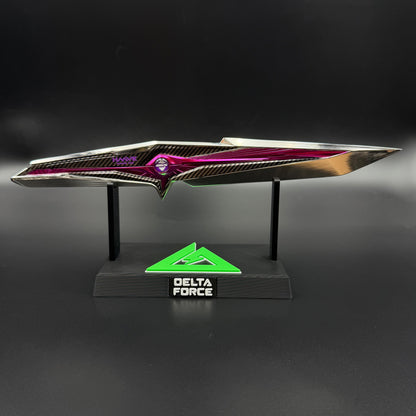 1:1 S9 Season New Knife Skin Falling Star Delta  Force Game Knife IRL Replica Knife Blunt Blade