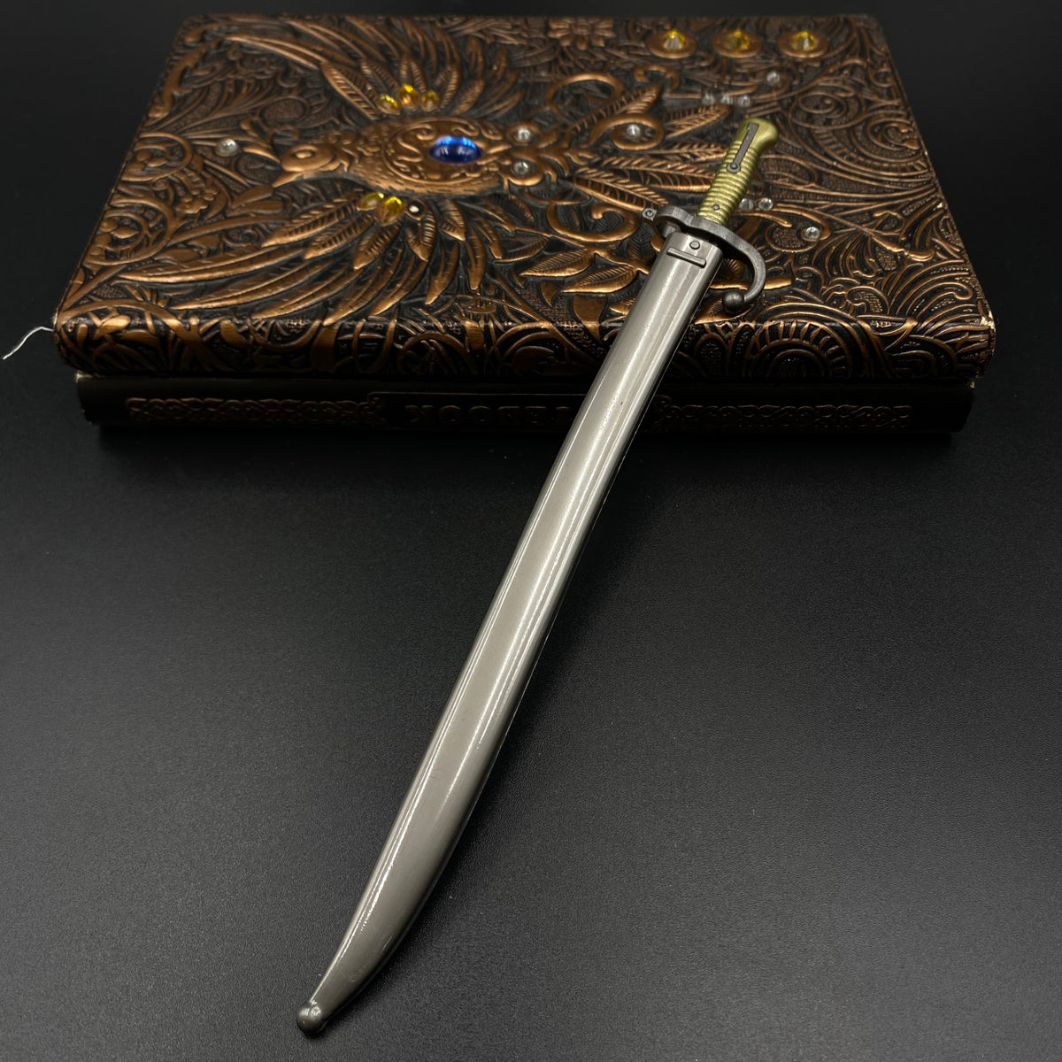 Vintage Bayonet Mini Replica Chassepot Bayonet Mini Replica Metal Collectible