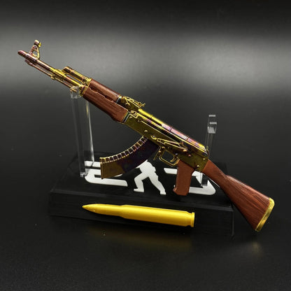 Hot Game CSGO AK‑47 Case Hardened Mini Metal Replica