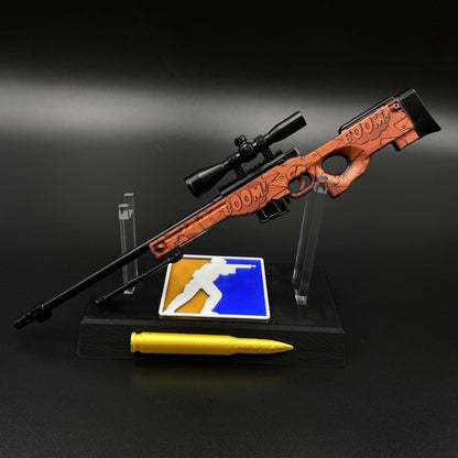 CS2 Game Peripheral - Tiny Gun BOOM AWP Metal Replica Game Prop Collectible