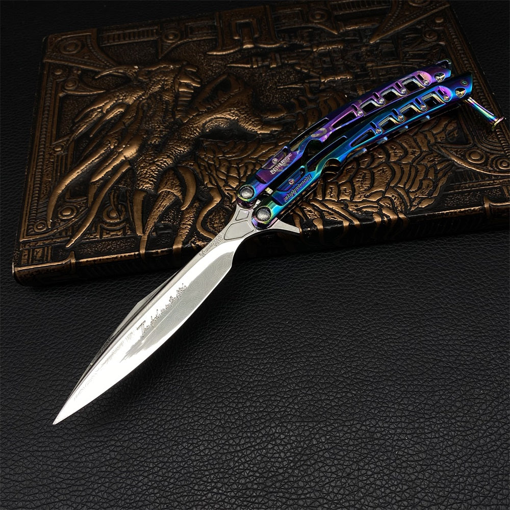 Arena Berakout Neon Phantom Butterfly Knife Replica For Collection