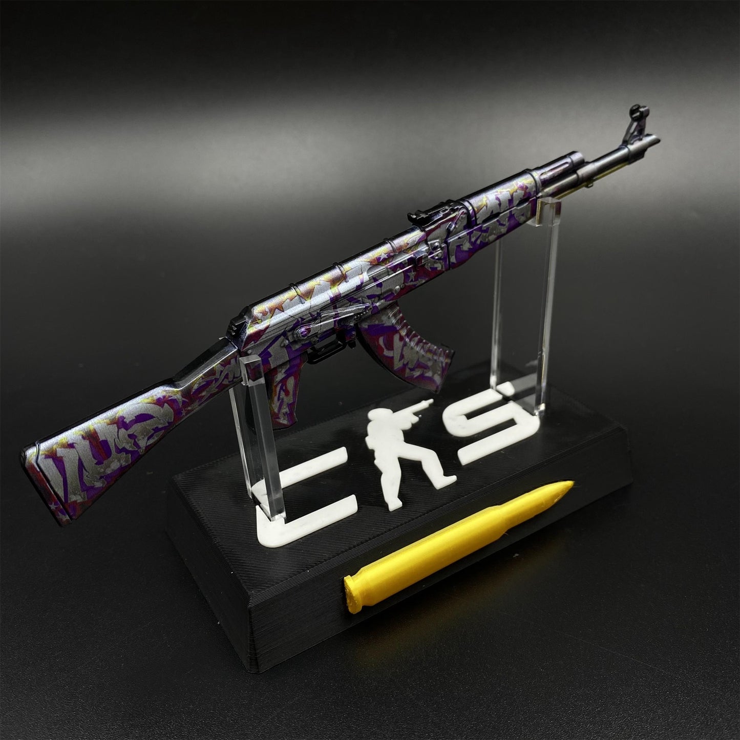 Hot Game CS2 AK47 Head Shot Skin Metal Replica Game Prop Collectible