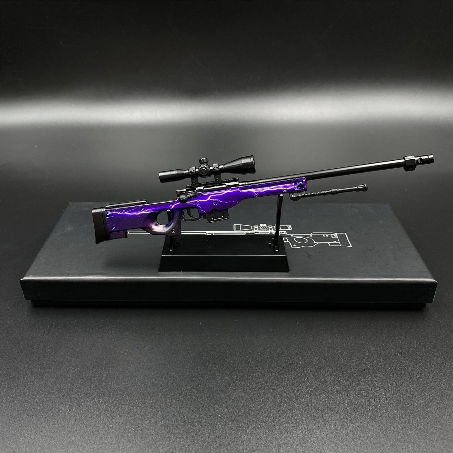 Hot Game CS2 Lightning Strike AWP Metal Replica Game Prop Collectible