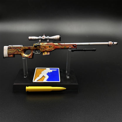 Hot Game CS2 Desert Hydra AWP Metal Replica Game Prop Collectible