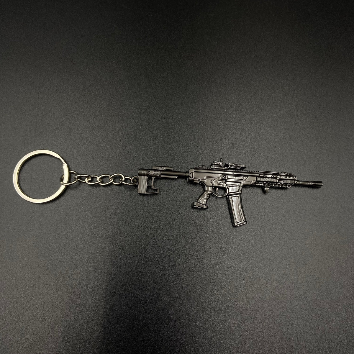 Delta Force K437 Mini Tactical Assault Rifle Alloy Keychain