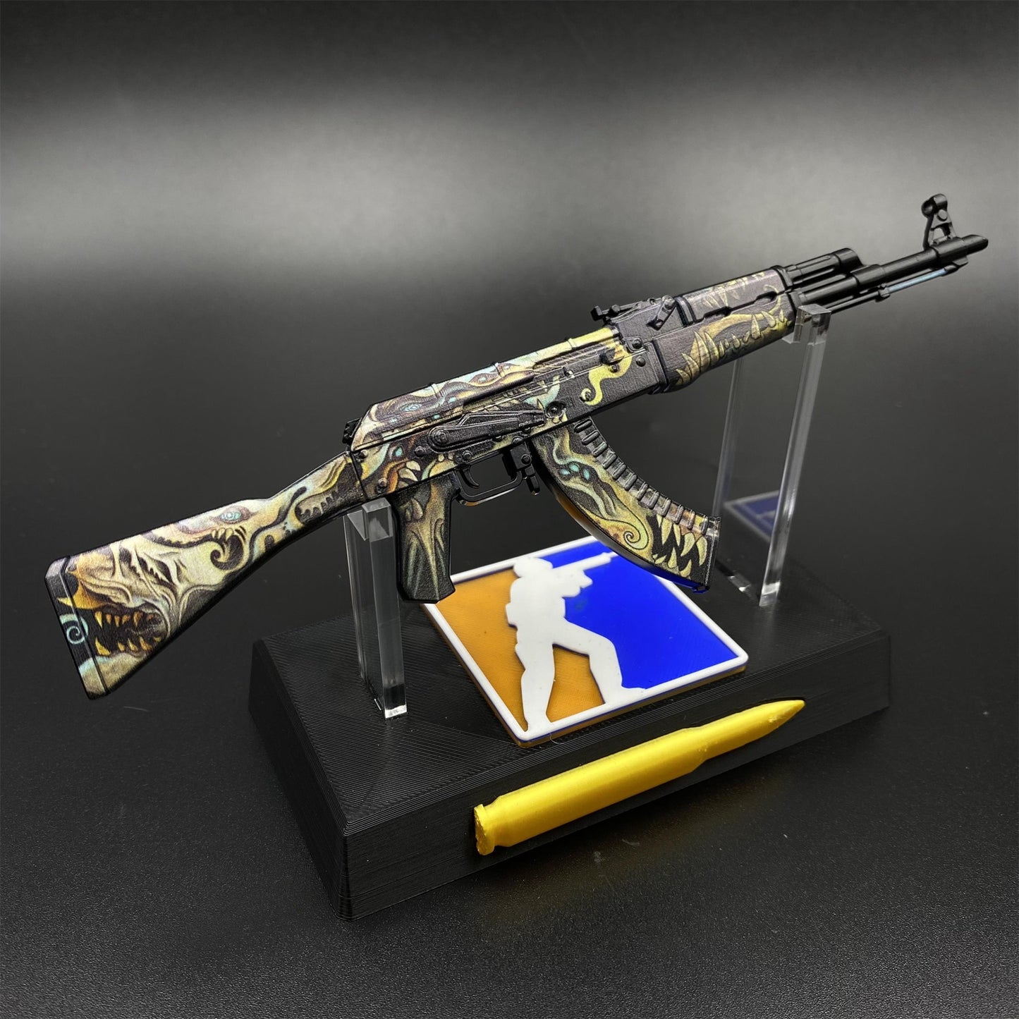 Hot Game CS2 AK47 Phantom Disruptor Metal Replica Game Prop Collectible