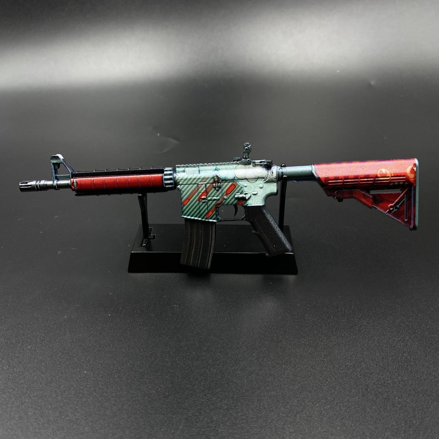 M4A4 Bullet Rain Mini Metal Gun CS2 Game Replica For Collectible