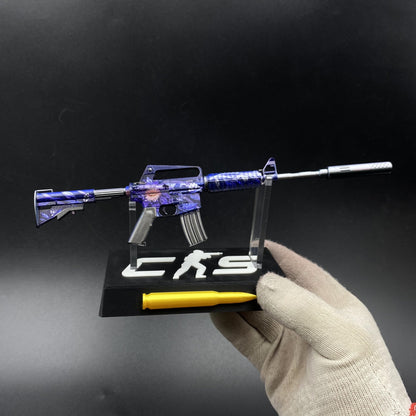 Hot Game CS Black Lotus M4A1-S Metal Replica For Collectible