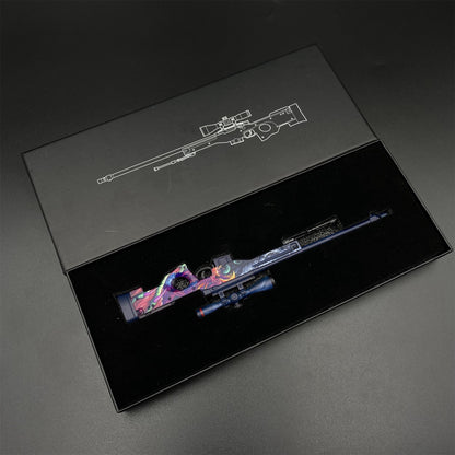 Hot Game CS2 Tiny Gun Hyper Beast AWP Metal Replica Game Prop Collectible