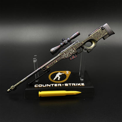 Hot Game CS2 The Prince AWP Metal Replica Game Prop Collectible