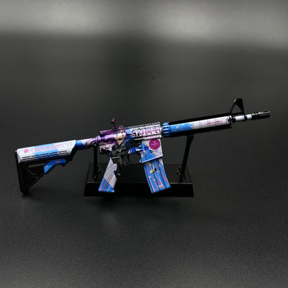 Hot Skin M4A4 Temukau Mini Game Replica Game Prop Collectible