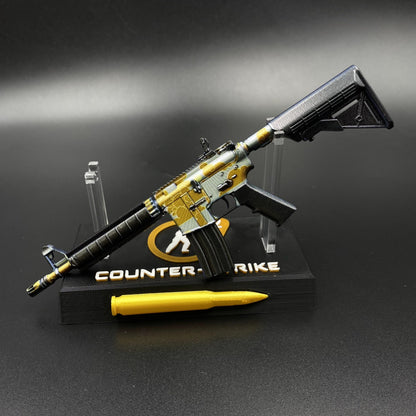 CS Game Skin M4A4 Daybreak Mini Metal Game Replica For Collection