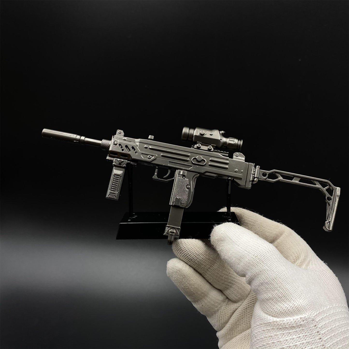 DF Tactical UZI Metal Miniature SMG Tiny Gun