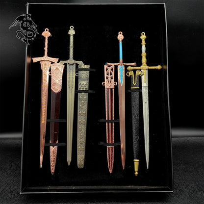 Hot Game Elden Ring Metal Swords 4 In 1 Gift Box