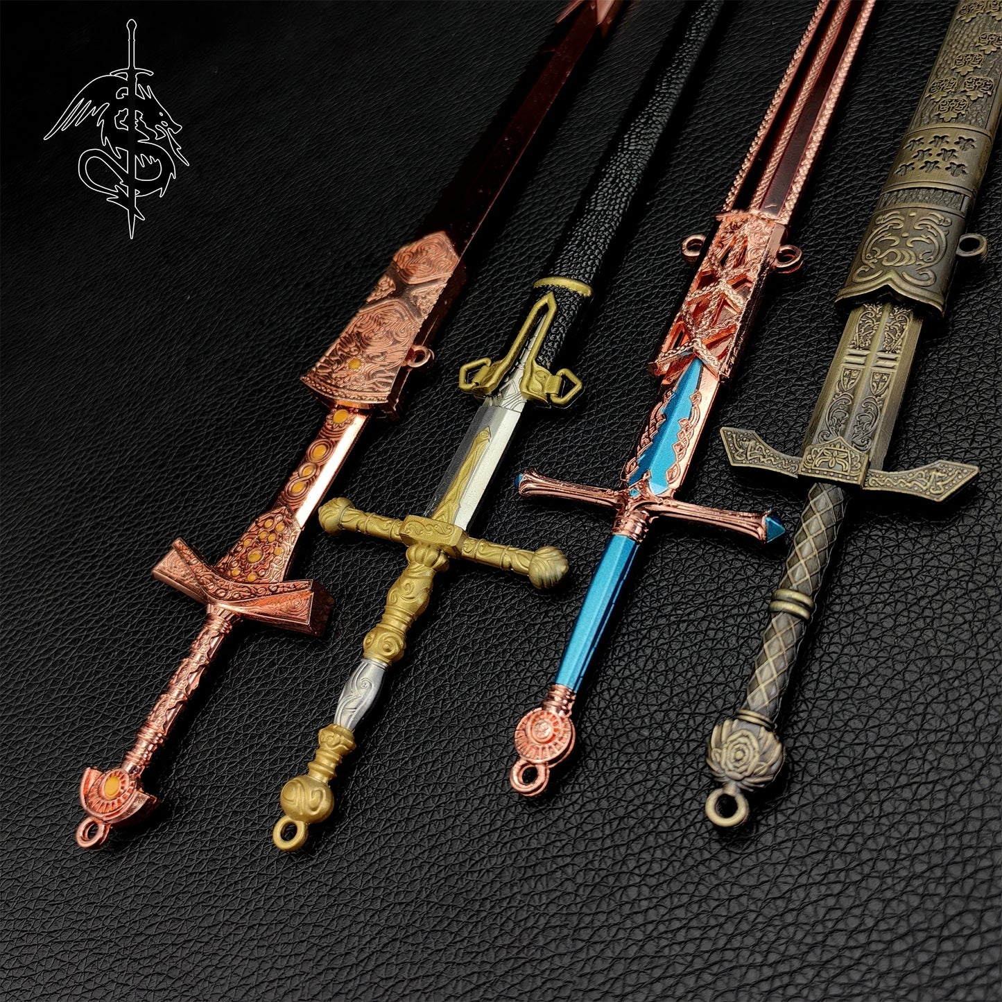 Hot Game Elden Ring Metal Swords 4 In 1 Gift Box