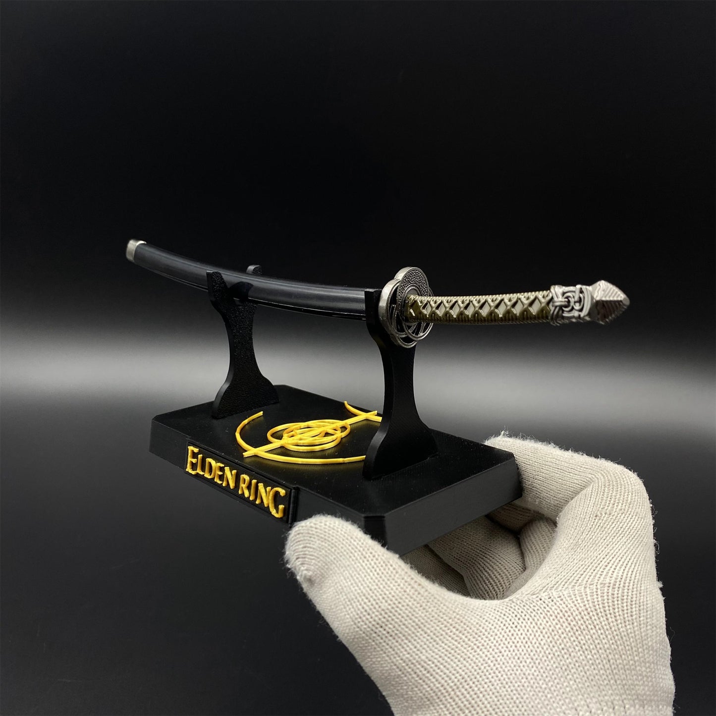 Soul Game Magic Warrior Sword Moonveil Katana Metal Miniature 26CM/10.2"