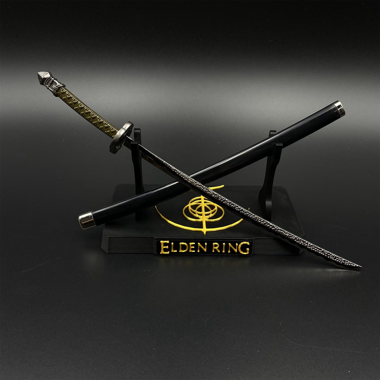 Soul Game Magic Warrior Sword Moonveil Katana Metal Miniature 26CM/10.2"