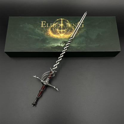 Soul Game Cleanrot Knight Flame Greatsword Miniature Metal Replica – Collectible Game Weapon Model
