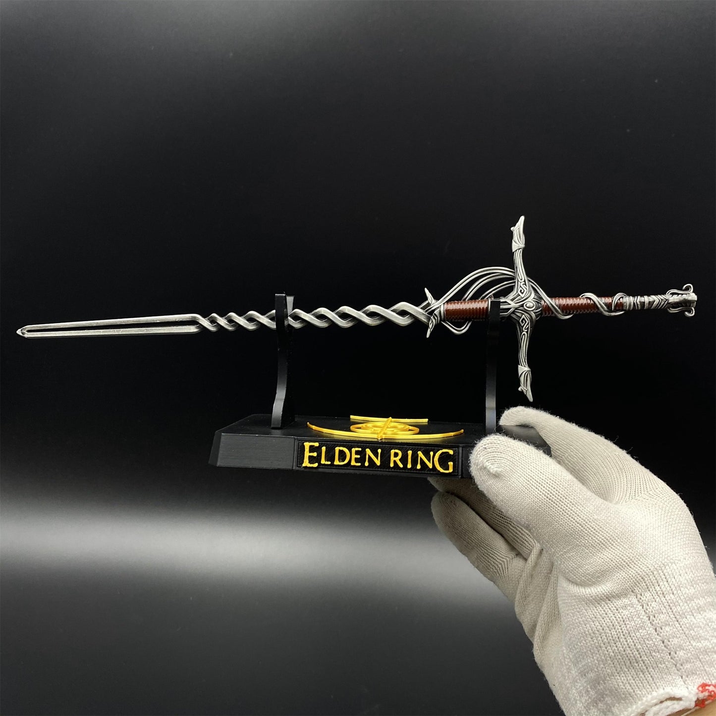 Soul Game Cleanrot Knight Flame Greatsword Miniature Metal Replica – Collectible Game Weapon Model