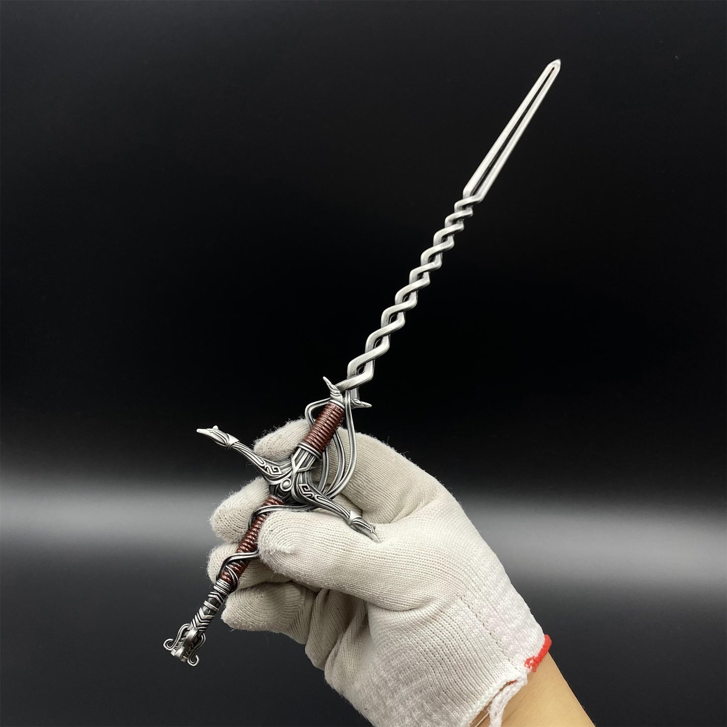 Soul Game Cleanrot Knight Flame Greatsword Miniature Metal Replica – Collectible Game Weapon Model
