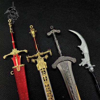 ER Metal Swords Mini Replica 4 In 1 Gift Box