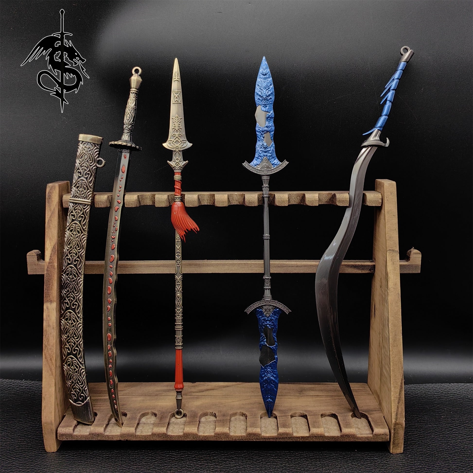 Game Metal Weapons Replicas With Gift Box – Miniwarrior