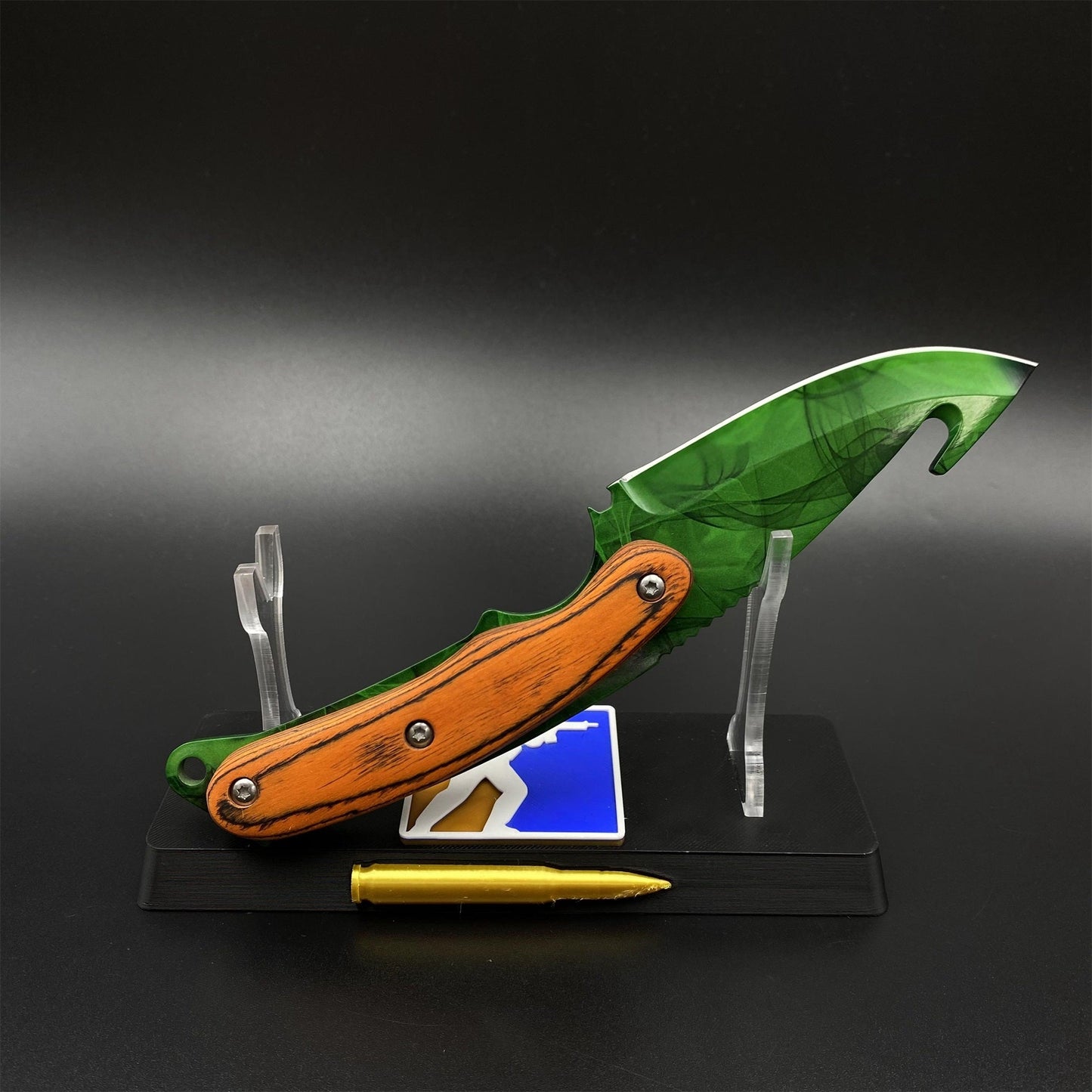 420 Steel CS2 Emerald Marble Knife Collectible Model Outdoor Camping Knife
